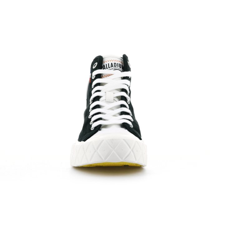 Palladium Palla Ace Canvas High Tops Men's Sneakers Black | UK E496-EQH